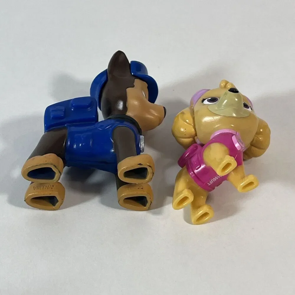 Paw Patrol Mini Figures Figurines Action Dogs Set of 2